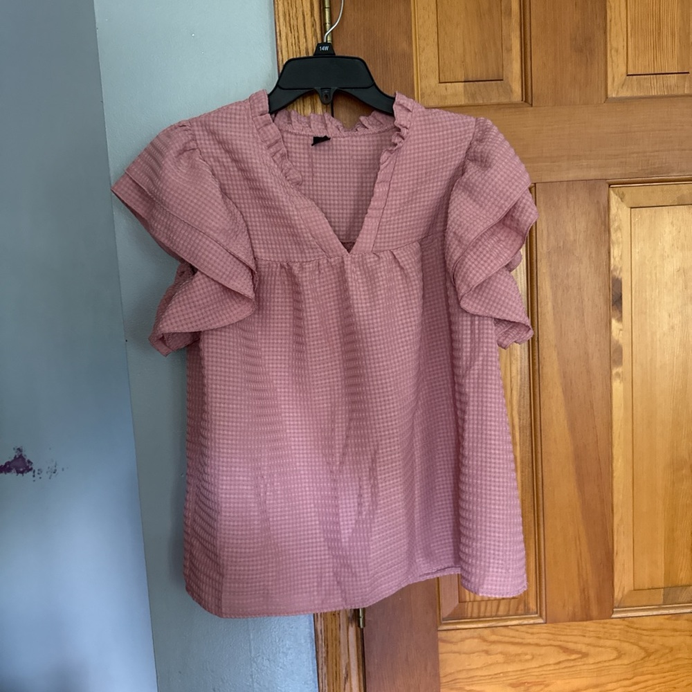 Pink blouse